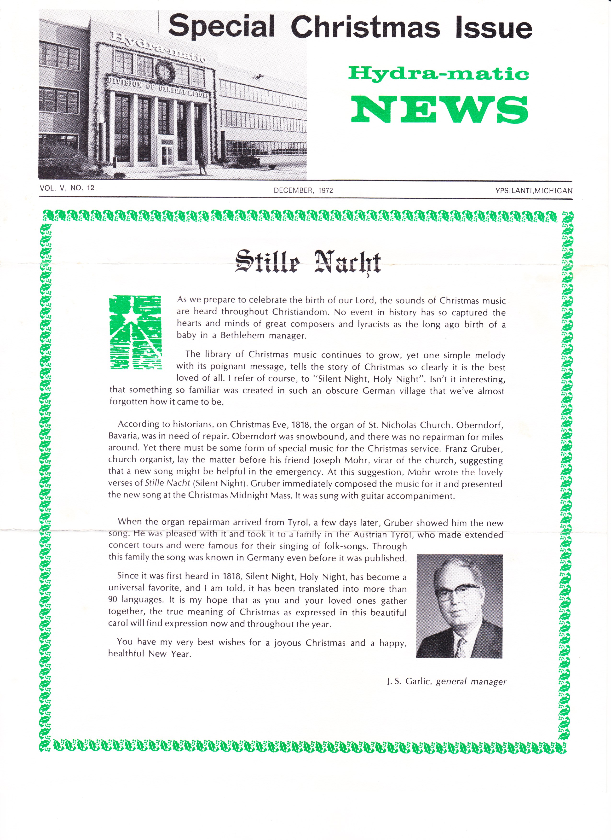 Hydra-Matic News 1972, Page 1